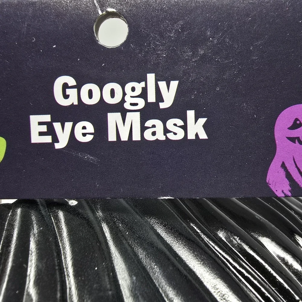 Googly Bulging‎ Eyes Mask Blue Frankenstein Zombie Halloween Costume